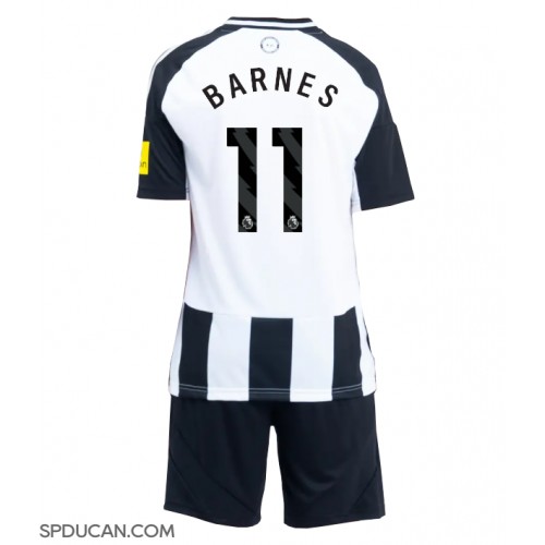 Dječji Nogometni Dres Newcastle United Harvey Barnes #11 Domaci 2024-25 Kratak Rukav (+ Kratke hlače)